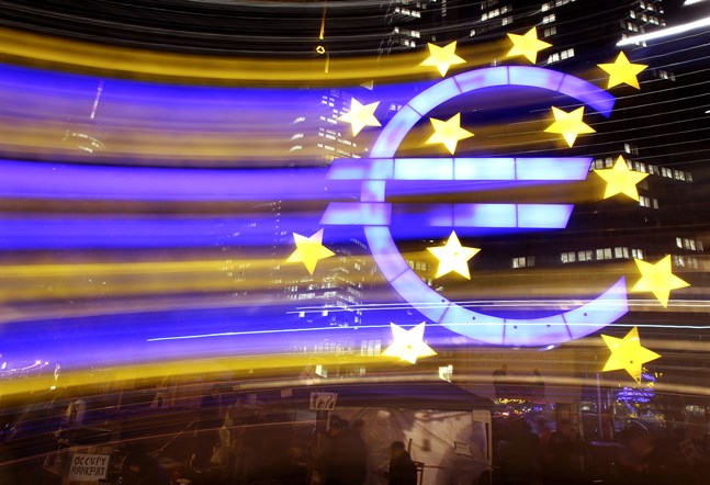 Motvind för eurozonens industri i covid-19-pandemin.