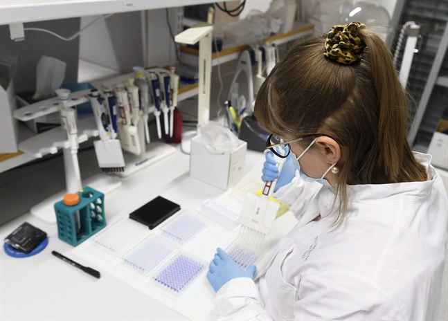 Forskarna undersöker den nya virusmutationen som hittats i Finland.