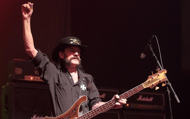 Lemmy Kilmister på en av Motörheads otaliga turnéer.