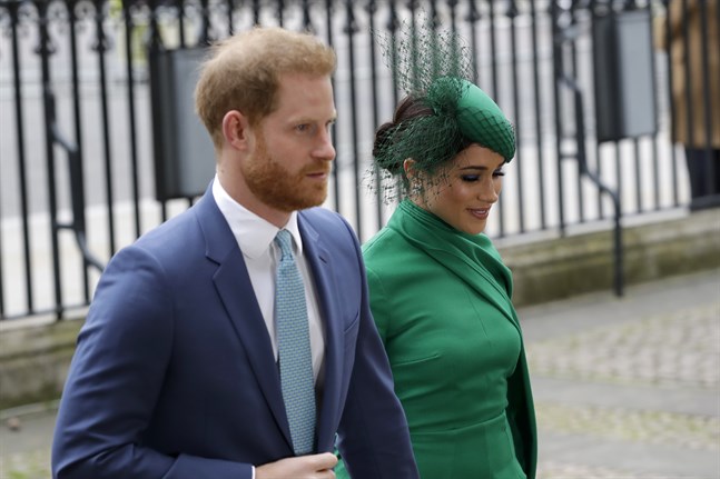 Det brittiska prinsparet Harry and Meghan, fotograferade i London i fjol.