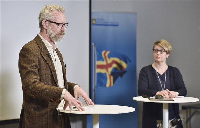 Arkivbild. Landskapsläkare Knut Lönnroth och Åland hälso- och sjukvårdsdirektör Jeanette Pajunen berättade att spridningen har ökat snabbt.