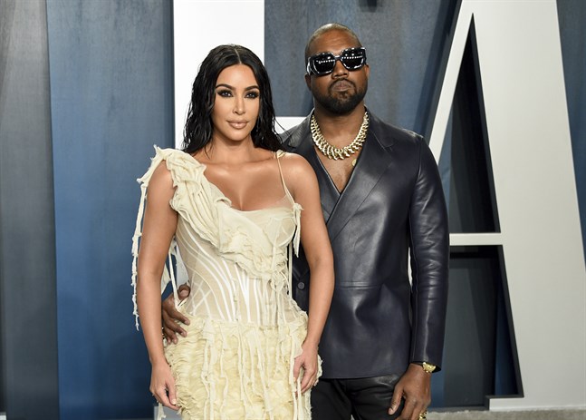 Kim Kardashian och Kanye West är på väg att skilja sig. Arkivbild.