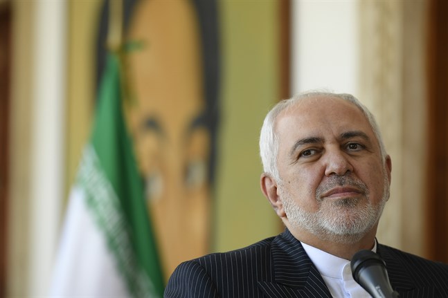 Irans utrikesminster Mohammad Javad Zarif kräver att USA lyfter sanktionerna mot Iran för att Iran ska låta IAEA:s kärnenergiinspektioner fortsätta ograverade. Arkivbild.