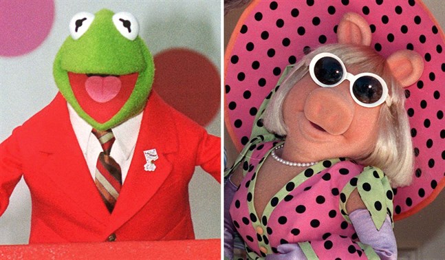 Kermit och Miss Piggy får finna sig i att varningstexter lagts ut till 18 olika avsnitt av Mupparna.