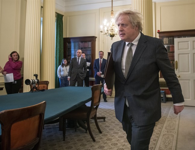 Boris Johnson. Bild tagen i samband med att han var värd för G7:s digitala toppmöte i förra veckan.