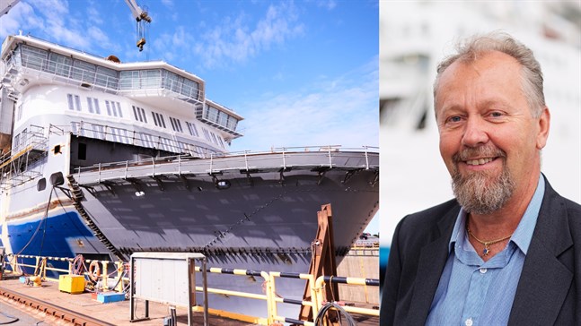 Aurora Botnia kan komma att försenas på grund av coronaläget vid varvet i Raumo. Men Peter Ståhlberg säger att en mindre försening inte har någon betydelse.