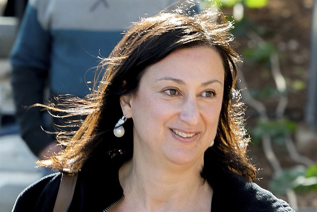 Journalisten Daphne Caruana Galizia mördades av en bilbomb 2017.
