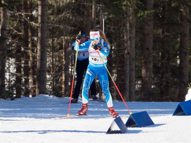 Rebecca Sandnäs åkte in på en 49:e plats i junior-VM på måndagen.