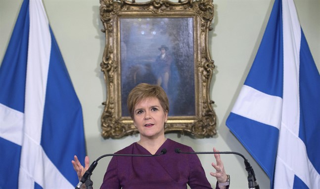 I dag frågas Skottlands försteminister Nicola Sturgeon ut gällande sexbrottanklagelserna mot den tidigare ledaren och partikamraten Alex Salmond. Arkivbild.