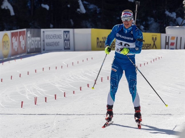 Patrik Kuuttinen är nöd med sin insats i junior-VM i Österrike. Och nu får han fortsätta tävla där, i landslagsdressen denna gång.