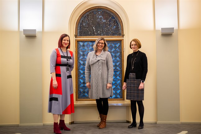 Niina Tanttari, Paula Jaakkola och Hanna Ala är en unik trio inom bankvärlden.