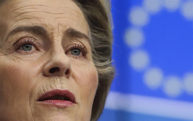 EU-kommissionens ordförande Ursula von der Leyen.