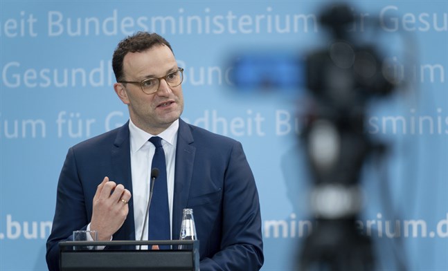 Tysklands hälso- och sjukvårdsminister Jens Spahn.