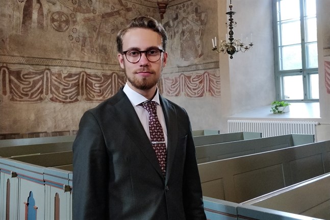 Hannes Uunila studerar för tillfället kyrkomusik på Sibelius-Akademin i Helsingfors.