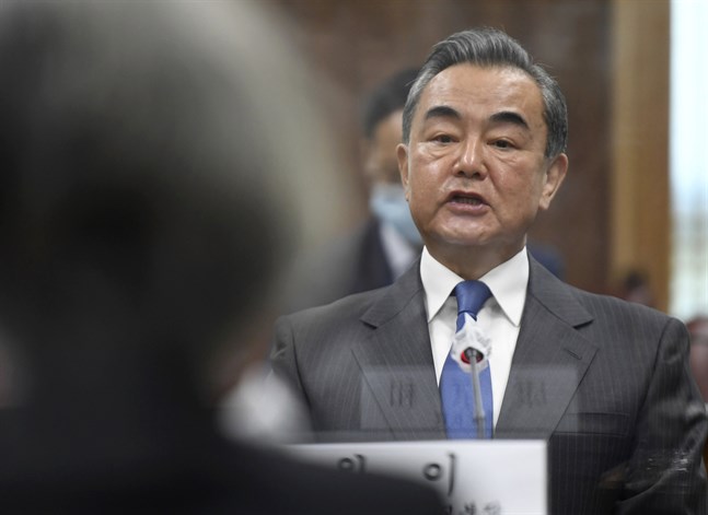 Kinas utrikesminister Wang Yi har rest till Iran för att underteckna samarbetsavtalet. Arkivbild.