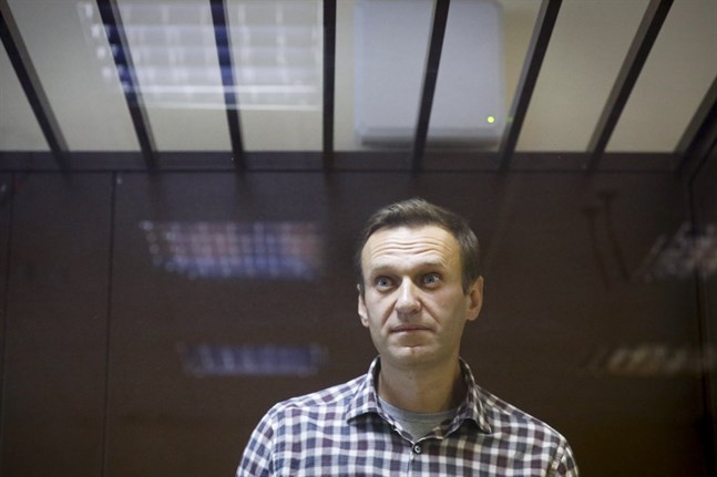 Den fängslade ryske oppositionspolitikern Aleksej Navalnyj har inlett en hungerstrejk. Arkivbild.