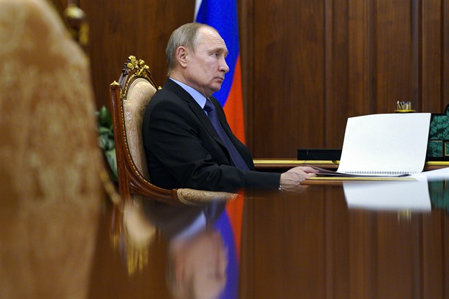 Rysslands president Vladimir Putin.
