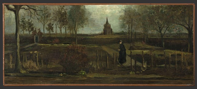 "Lentetuin" av Vincent van Gogh (1884).