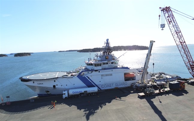 Turva tankas med bio-LNG.