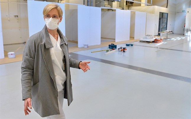 Om man kan vaccinera med en takt på 2?000 i veckan i de nya lokalerna är man uppe i 16?000 ålänningar på två månader, säger smittskyddsläkare Tora Woivalin.