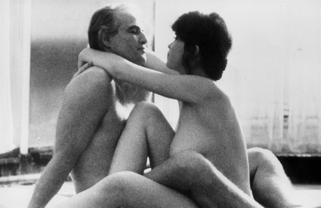 Marlon Brando och Maria Schneider i "Sista tangon i Paris", en av de filmer som förbjöds av den italienska filmcensuren.
