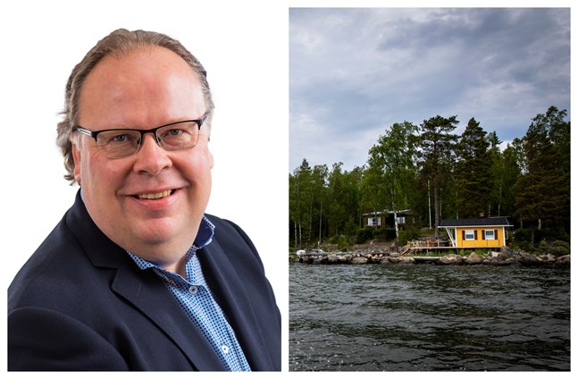 För tillfället är utbudet inte stort, men vi är hela tiden på värderingsbesök och förbereder oss för att ta in stugor till försäljning, säger mäklaren Lars-Johan Backman.
