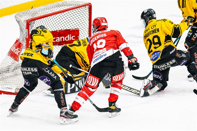 Niclas Lucenius satte sitt nionde mål för säsongen.