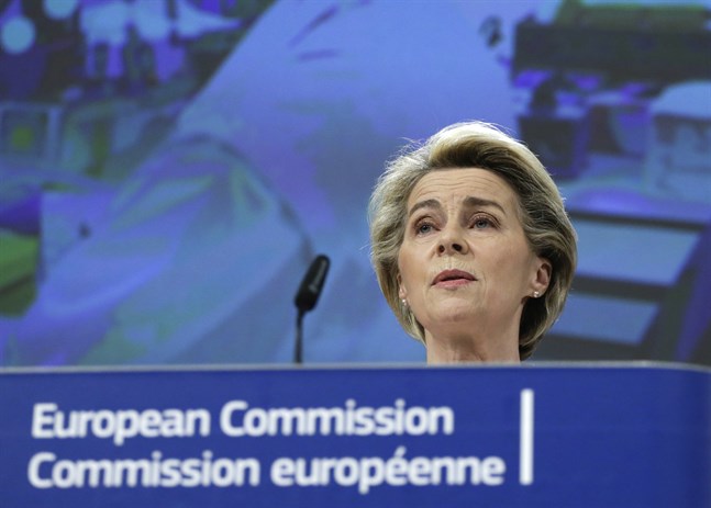 EU-kommissionens ordförande Ursula von der Leyen. Arkivbild.