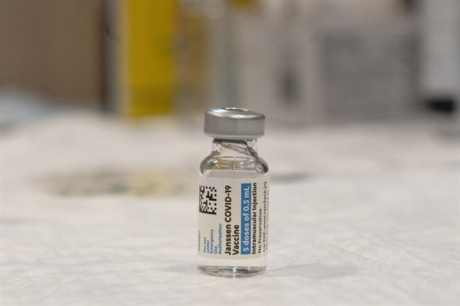 Vaccin från Janssen. Arkivbild.