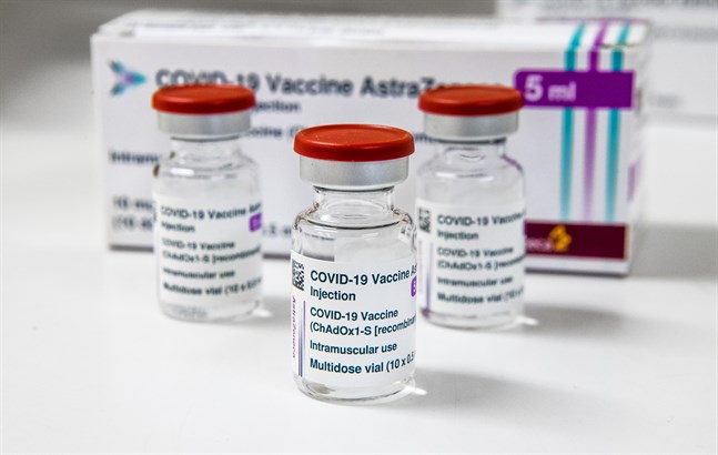Astra Zenecas vaccin mot covid-19.