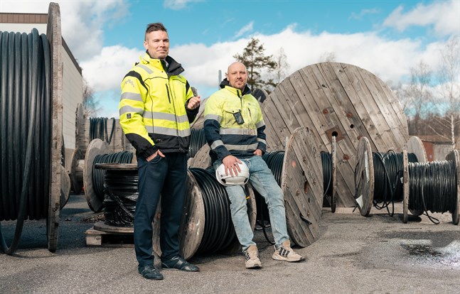 Mika Alatalo, vd för Nordic Electro Power och Jussi Kempus, en av grundarna och delägarna, är glada över satsningen i norra Sverige.