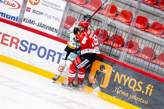 Victor Westermarck hade otur då Cody Kunyk gjorde 0–3 i andra perioden, men backen ger inte upp inför fredagens returmöte.
