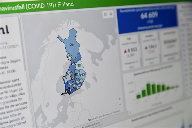 Institutet för hälsa och välfärd publicerar ingen statistik om coronaepidemin på lördagen på grund av en uppgradering av institutets webbplats.