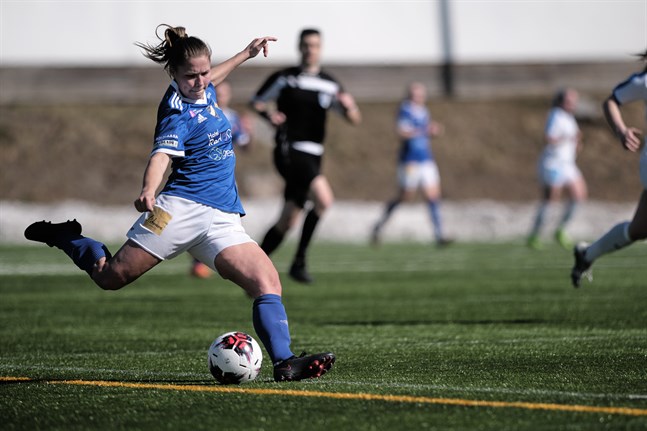 Fanny Forss har inte öppnat målkontot än, trots två spelade matcher.