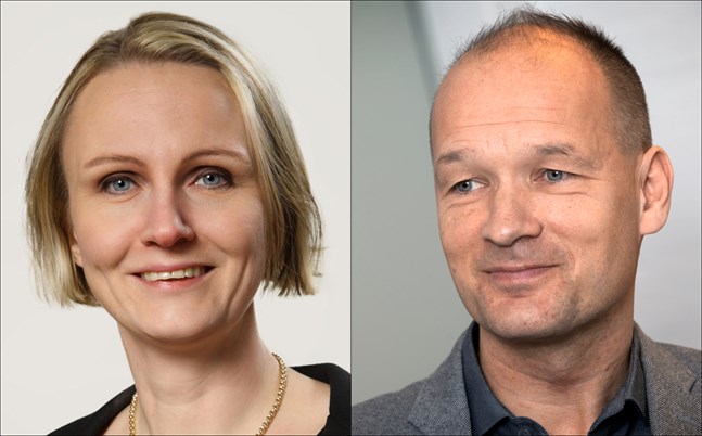 Linnéa Henriksson och Jan Saarela.