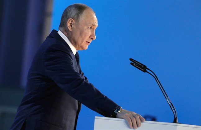 Rysslands president Vladimir Putin.