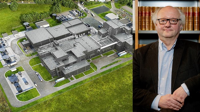 Olav "Joffi" Eklund gratulerar Vasa till katodfabriken som, enligt planen, ska stå klar år 2024.