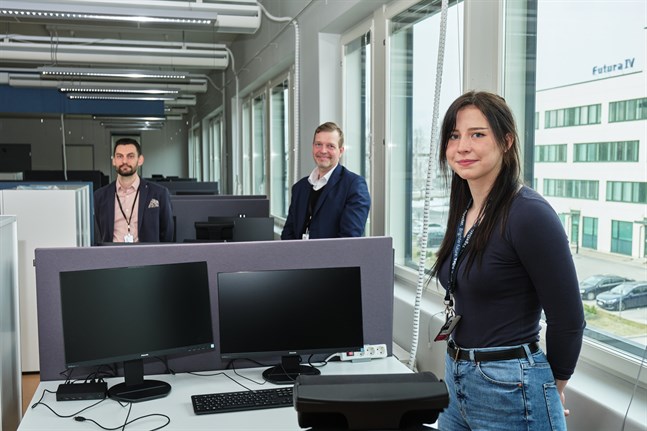 Markus Nylund, Pekka Liedes och Victoria Bäckström ska lösa it-problem för kunder i hela Norden.