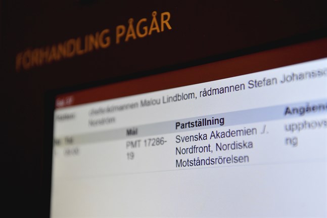 Svenska Akademien stämde tidigare i år Nordiska motståndsrörelsen och deras nätsajt Nordfront för brott mot det så kallade klassikerskyddet. Arkivbild.