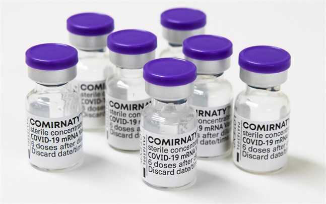 Pfizers vaccin mot covid-19.