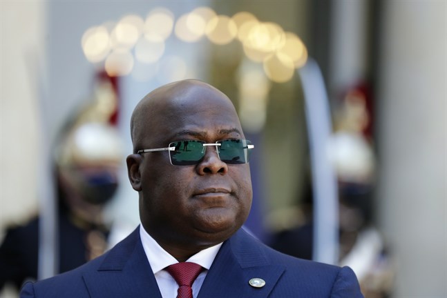 Kongo-Kinshasas president Félix Tshisekedi. Arkivbild.