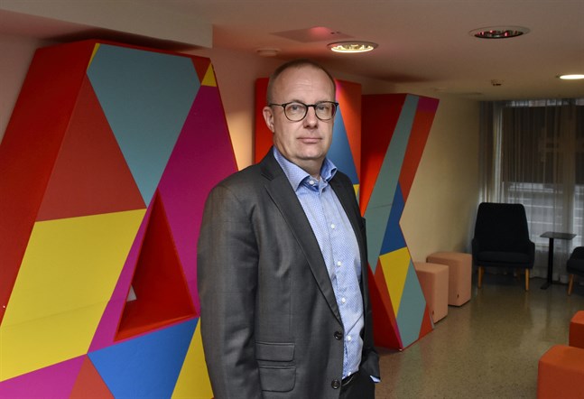 Jarkko Eloranta, ordförande för Finlands Fackförbunds Centralorganisation FFC.