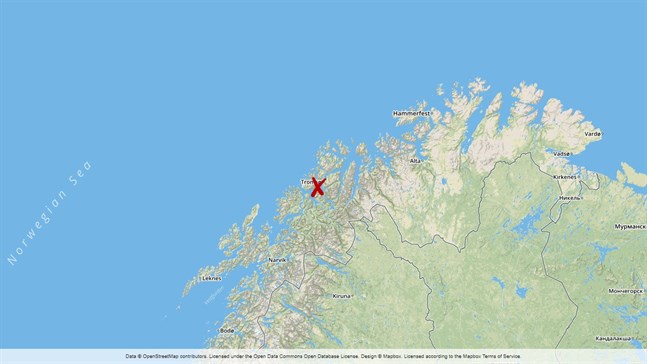 Lyngen i Norge.