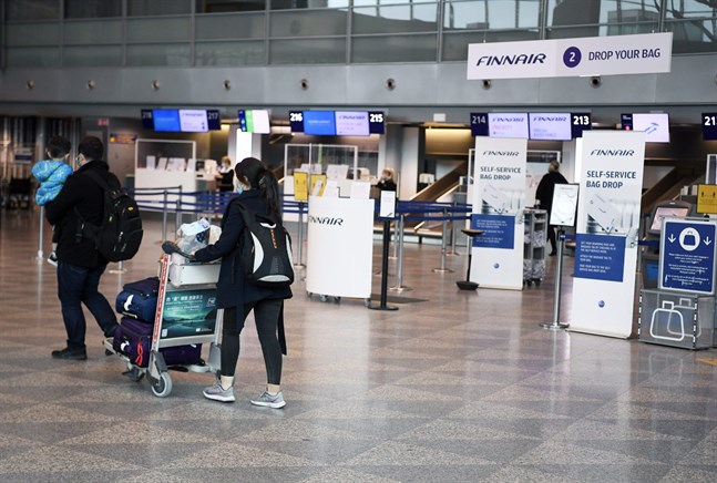 Alla som kommer till landet via Helsingfors-Vanda behöver inte testa sig. För de som har ett negativt intyg med sig är testet frivilligt.