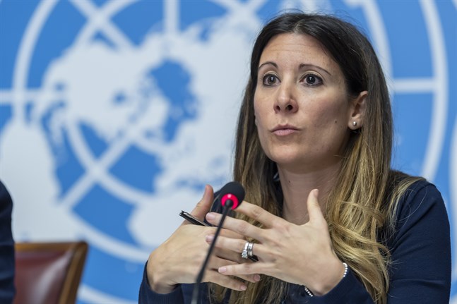 Maria van Kerkhove, som leder WHO:s krisarbete kring viruspandemin. Arkivbild.