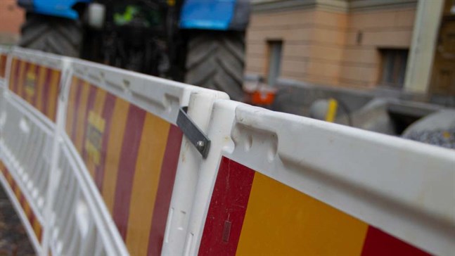 De tillfälliga trafikarrangemangen påverkar speciellt gång- och cykeltrafiken.