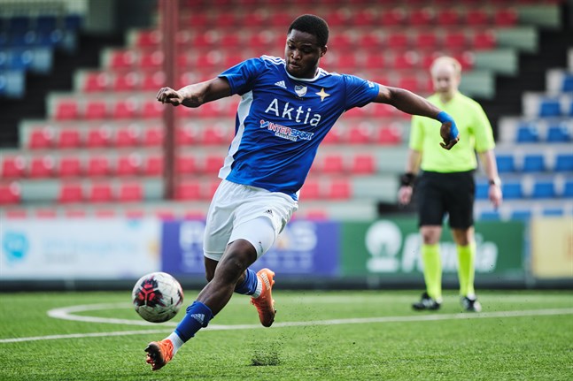 Emmanuel Igboeri fick till ett tröstmål för Vasa IFK.