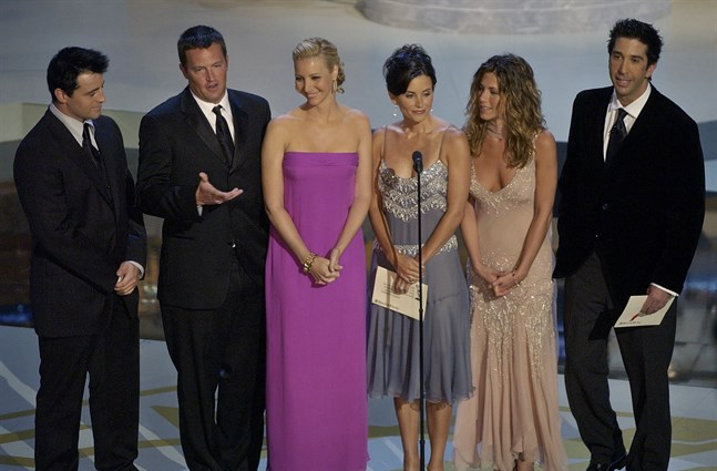 Den 27 maj är det dags för den efterlängtade återföreningen av "Vänner"-gänget Matt LeBlanc, Matthew Perry, Lisa Kudrow, Courteney Cox, Jennifer Aniston och David Schwimmer.