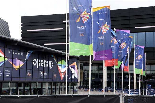 Ahoy Arena i Rotterdam, där Eurovision Song Contest hålls 2021. Semifinalerna går 18 och 20 maj, och finalen 22 maj.