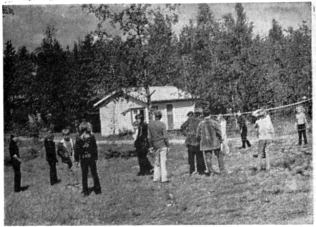 En del av deltagarna som på fritiden utövar volleyboll.